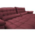 Sofá Retrátil E Reclinável 3,12m Com Molas Ensacadas Cama Inb