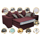 Sofá Retrátil E Reclinável 3,12m Com Molas Ensacadas Cama Inb