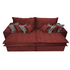 Sofá Retrátil E Reclinável 3,12m Com Molas Ensacadas Cama Inb