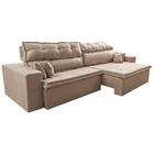 Sofá Retrátil E Reclinável 3,12m Luxos Cama Inbox Velusoft Be