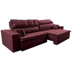 Sofá Retrátil E Reclinável 3,12m Luxos Cama Inbox Velusoft Vi