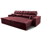 Sofá Retrátil E Reclinável 3,12m Luxos Cama Inbox Velusoft Vi