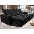 Sofá Retrátil E Reclinável 3,15m Cama Inbox Big Fresh Com Sof