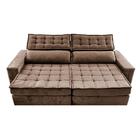 Sofá Retrátil E Reclinável 3,15m Cama Inbox Big Star Com Soft