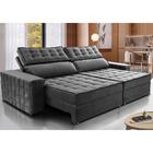 Sofá Retrátil E Reclinável 3,15m Cama Inbox Big Star Com Soft