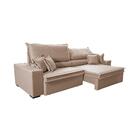 Sofá Retrátil E Reclinável 3,15m Império Com Molas Cama Inbox