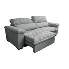 Sofá Retrátil E Reclinável 3,15m Molas Ensacadas Cama Inbox B