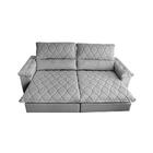 Sofá Retrátil E Reclinável 3,15m Molas Ensacadas Cama Inbox B