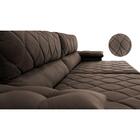 Sofá Retrátil E Reclinável 3,15m Molas Ensacadas Cama Inbox B