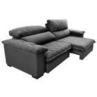 Sofá Retrátil E Reclinável 3,15m Molas Ensacadas Cama Inbox B