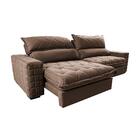 Sofá Retrátil E Reclinável 3,15m Molas Ensacadas Cama Inbox E