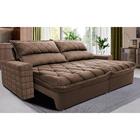 Sofá Retrátil E Reclinável 3,15m Molas Ensacadas Cama Inbox E