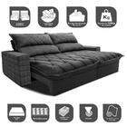 Sofá Retrátil E Reclinável 3,15m Molas Ensacadas Cama Inbox E