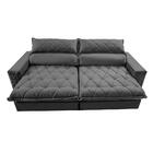 Sofá Retrátil E Reclinável 3,15m Molas Ensacadas Cama Inbox E