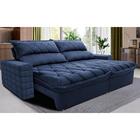 Sofá Retrátil E Reclinável 3,15m Molas Ensacadas Cama Inbox E