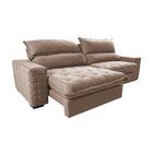 Sofá Retrátil E Reclinável 3,15m Molas Ensacadas Cama Inbox E