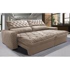 Sofá Retrátil E Reclinável 3,15m Molas Ensacadas Cama Inbox S