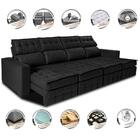 Sofá Retrátil E Reclinável 3,20m Molas Ensacadas E Costura Tr