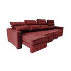 Sofá Retrátil E Reclinável 3,20m Molas Ensacadas E Costura Tr