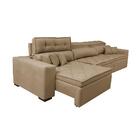 Sofá Retrátil E Reclinável 3,52m Austin Com Molas No Assento