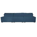 Sofá Retrátil E Reclinável 3,52m Austin Com Molas No Assento