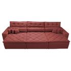 Sofá Retrátil E Reclinável 3,52m Austin Com Molas No Assento