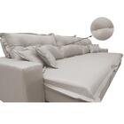 Sofá Retrátil E Reclinável 3,52m Com Molas Ensacadas Cama Inb