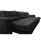 Sofá Retrátil E Reclinável 3,52m Com Molas Ensacadas Cama Inb