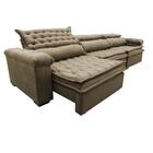 Sofá Retrátil E Reclinável 3,52m Molas Ensacadas Cama Inbox B