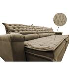 Sofá Retrátil E Reclinável 3,52m Molas Ensacadas Cama Inbox B