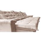 Sofá Retrátil E Reclinável 3,55m Cama Inbox Big Fresh Com Sof