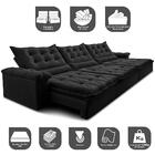 Sofá Retrátil E Reclinável 3,55m Cama Inbox Big Fresh Com Sof