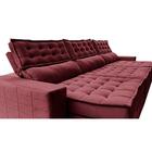 Sofá Retrátil E Reclinável 3,55m Cama Inbox Big Puffer Com So