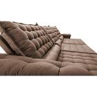 Sofá Retrátil E Reclinável 3,55m Molas Ensacadas Cama Inbox B