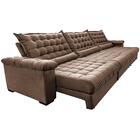 Sofá Retrátil E Reclinável 3,55m Molas Ensacadas Cama Inbox B