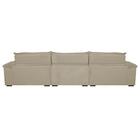 Sofá Retrátil E Reclinável 3,82m Com Molas Ensacadas Cama Inb