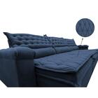 Sofá Retrátil E Reclinável 3,82m Molas Ensacadas Cama Inbox B