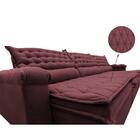 Sofá Retrátil E Reclinável 3,82m Molas Ensacadas Cama Inbox B