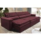 Sofá Retrátil E Reclinável 3,82m Molas Ensacadas Cama Inbox B