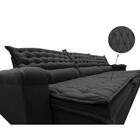 Sofá Retrátil E Reclinável 3,82m Molas Ensacadas Cama Inbox B