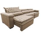 Sofá Retrátil E Reclinável 3,82m Molas Ensacadas Cama Inbox B