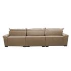 Sofá Retrátil E Reclinável 3,82m Molas Ensacadas Cama Inbox B