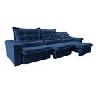 Sofá Retrátil E Reclinável 3,85m Cama Inbox Big Fresh Com Sof