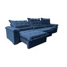 Sofá Retrátil E Reclinável 3,85m Cama Inbox Big Fresh Com Sof