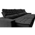 Sofá Retrátil E Reclinável 3,85m Cama Inbox Big Puffer Com So