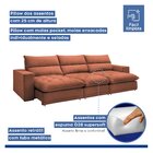 Sofá Retrátil E Reclinável 320cm Martinho Boucle Yescasa Terr