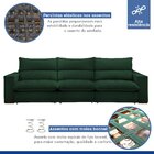 Sofá Retrátil E Reclinável 350cm Martinho Veludo Verde