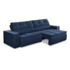 Sofá Retrátil E Reclinável 3 Lugares 1,90m Com Molas Stella S