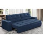 Sofá Retrátil E Reclinável 3 Lugares 1,90m Com Molas Stella S