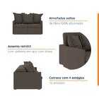 Sofá Retrátil E Reclinável 3 Lugares 150cm Dália Cabecasa Mad